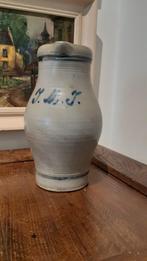 Keulse antieke kan met initialen, Antiek en Kunst, Ophalen of Verzenden