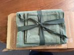Tafelkleed met servetten van organisch katoen saliegroen, Huis en Inrichting, Tafelkleden, Verzenden, Nieuw, Rechthoek
