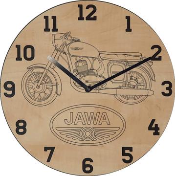 Themaklok met een Jawa motor (2) als thema beschikbaar voor biedingen