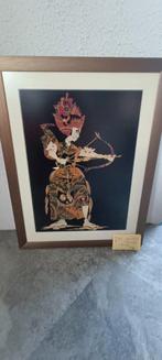 Textiel schilderij, Huis en Inrichting, Woonaccessoires | Schilderijen, Tekeningen en Foto's, Ophalen of Verzenden, Zo goed als nieuw