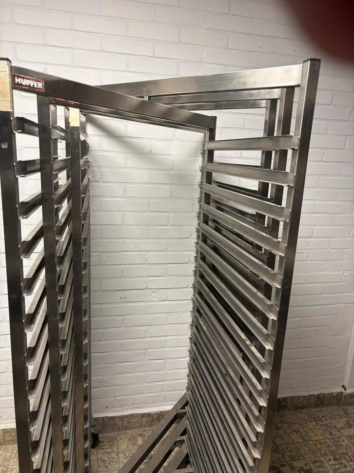 5 x Hupfer Regaalwagen - Professionele Keukenopslag, Zakelijke goederen, Horeca | Keukenapparatuur, Transport en Opslag, Gebruikt