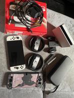 Nintendo Switch OLED - Wit - Compleet!, Switch OLED, Met games, Met 2 controllers, Ophalen of Verzenden