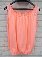 Tank Top - Singlet - mouwloze top 48/50 pasteloranje, Ophalen of Verzenden, Gedragen, Oranje, Shirt of Top