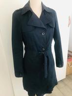 trench coat blauw mt 36, Ophalen of Verzenden, Zo goed als nieuw, Maat 36 (S), Blauw
