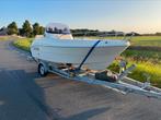 Prins 480 open consoleboot 50 PK Suzuki 4 takt + trailer, Watersport en Boten, Ophalen, Zo goed als nieuw, Minder dan 70 pk, 3 tot 6 meter