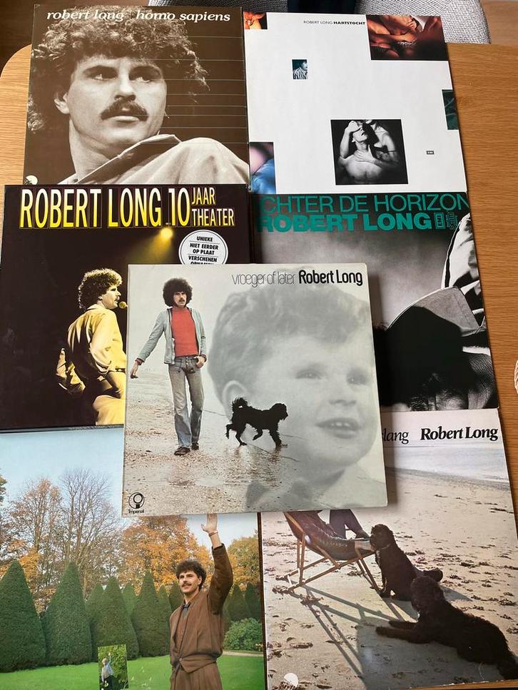 Robert Long LP Collectie - 7 Platen, Cd's en Dvd's, Vinyl | Pop, Gebruikt, 1980 tot 2000, 12 inch, Ophalen