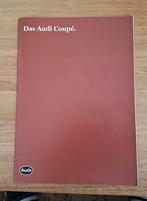 Audi coupe brochure  Duits, Ophalen of Verzenden, Gelezen, Audi