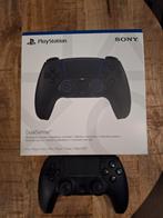 Zwarte PS5 DualSense Controller - Nieuw!, Spelcomputers en Games, Spelcomputers | Sony PlayStation Consoles | Accessoires, PlayStation 5