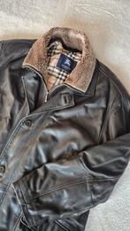 Vintage Burberry Jas 2XL (Maat 58) - Hirsch-Nappa Leer, Kleding | Heren, Zwart, Maat 56/58 (XL), Ophalen of Verzenden, Gedragen