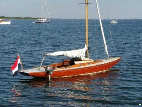 Houten Mahonie Toer Draak Zeilboot 1936 met kajuit, Watersport en Boten, Open zeilboten, Gebruikt, Overige typen, 6 meter of meer