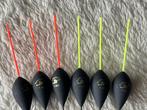 adv 193 / NIEUW set 6 dobbers TUBERTINI 1,50gr, Watersport en Boten, Hengelsport | Witvissen, Ophalen of Verzenden, Nieuw, Dobber of Lood