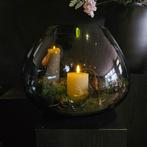Mooie vaas met kaarsen - Nu in de aanbieding!, Ophalen of Verzenden, Overige materialen, Minder dan 25 cm