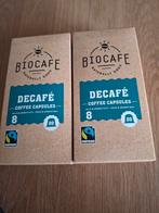 2 x 20 Biocafe decafé koffiecapsules voor Nespresso, Ophalen