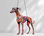 Windhond greyhound decoratie wandhanger nieuw, Ophalen