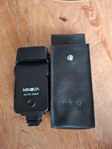 Minolta Auto 132X Flitser met Hoes beschikbaar voor biedingen