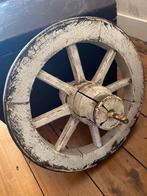 Antiek houten karrenwiel!, Ophalen