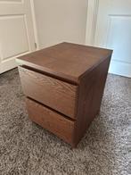 Nachtkastjes - 2 stuks, Huis en Inrichting, Kasten | Ladekasten, Ophalen, Minder dan 50 cm, 1 of 2 laden, Zo goed als nieuw