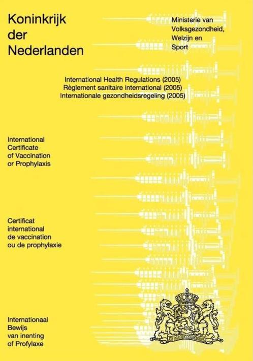 Het vaccinatieboekje: Internationaal bewijs van inenting, Boeken, Overige Boeken, Nieuw, Ophalen of Verzenden