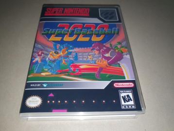 Super Baseball 2020 SNES Game Case beschikbaar voor biedingen