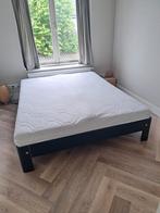 Auping Auronde 160×200cm, optioneel incl matras en tafeltjes, 160 cm, Gebruikt, Hout, Ophalen