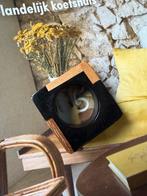 Zsiska Vierkante Ring - Stijlvol Accessoire, Sieraden, Tassen en Uiterlijk, Ringen, Kunststof, Verzenden, Zwart, Dame