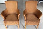Twee Lloyd Loom stoelen, Huis en Inrichting, Stoelen, Ophalen, Overige materialen, Gebruikt, Twee