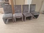 Eetkamer stoelen, Huis en Inrichting, Stoelen, Ophalen, Gebruikt, Grijs, Overige materialen