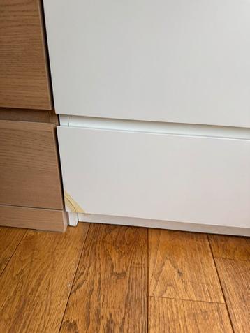 Witte ikea malm ladekast - afbeelding 4