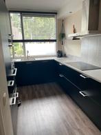 Complete keuken, Huis en Inrichting, Keuken | Complete keukens, Ophalen, Gebruikt, Zwart, Hoekkeuken