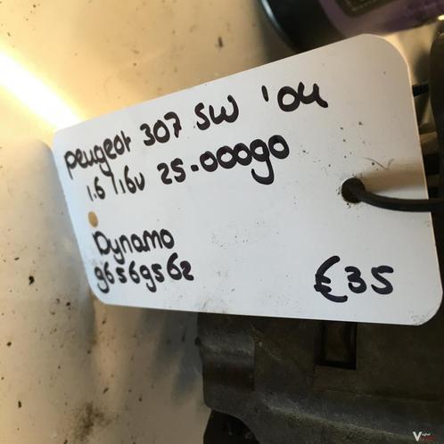 Peugeot 307 sw 1.6 16v 2500090  Dynamo  65669562, Auto-onderdelen, Motor en Toebehoren, Gebruikt, Ophalen of Verzenden