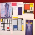 partij van 54 kaarten ongelopen Mondriaan, Art Unlimited, Verzenden, 1980 tot heden, Gelopen, Cultuur en Media