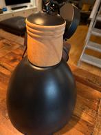 Industriele hanglamp met hout, Ophalen, Zo goed als nieuw, Hout, Minder dan 50 cm