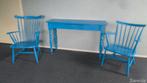 Supermooie en absoluut unieke set stoelen hemelsblauw, Huis en Inrichting, Ophalen, Gebruikt, Absolute liefde, Twee