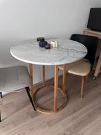 Ronde eettafel, Huis en Inrichting, Tafels | Eettafels, Ophalen, Gebruikt, Rond, 50 tot 100 cm