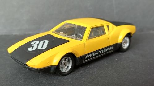 De Tomaso Pantera GT 4 yellow 1:43 Norev Jet Car Pol, Hobby en Vrije tijd, Modelauto's | 1:43, Zo goed als nieuw, Verzenden