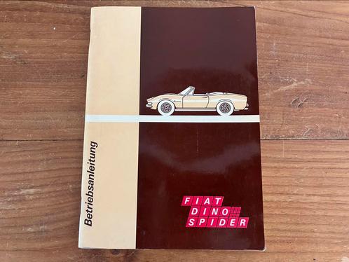 Fiat Dino 2400 Spider instructieboekje Duits, Auto diversen, Handleidingen en Instructieboekjes, Ophalen of Verzenden