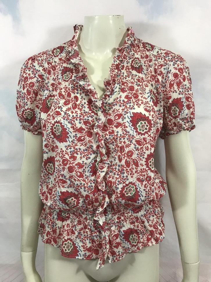 Lauren, Ralph Lauren gebloemde blouse maat M (3C5), Kleding | Dames, Blouses en Tunieken, Gedragen, Maat 38/40 (M), Ophalen of Verzenden