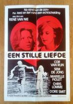 Nederlandse Filmposter Een Stille Liefde (1977), Ophalen of Verzenden, Gebruikt, Rechthoekig Staand, Film en Tv