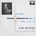 Handel, Karl Richter Organ Concert Vol 2 Op.4 Nos 5 6 7 8 lp, Ophalen of Verzenden, Barok, Zo goed als nieuw, 12 inch