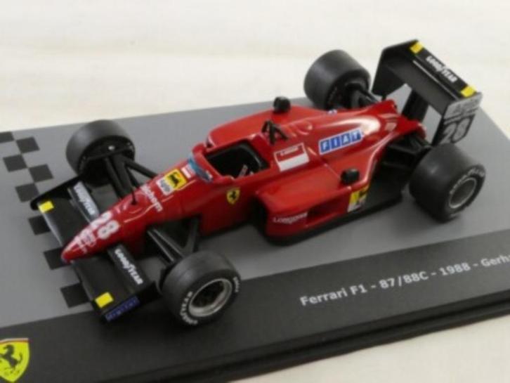 39576 Ferrari F1-87/88C - Gerhard Berger - 1988 - Atlas 1:43, Hobby en Vrije tijd, Modelauto's | 1:43, Zo goed als nieuw, Auto