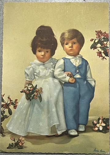 ansichtkaart Käthe Kruse poppen 1960 beschikbaar voor biedingen