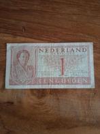 1 gulden muntbiljet kb 4febr. 1943 ,18 mei 1945 Juliana, Postzegels en Munten, Bankbiljetten | Nederland, Ophalen of Verzenden