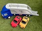 Little Tikes auto vrachtwagen transporter met twee auto’s, Ophalen, Zo goed als nieuw