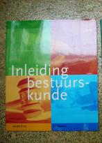 Inleiding bestuurskunde, Boeken, Ophalen of Verzenden, Zo goed als nieuw, Management