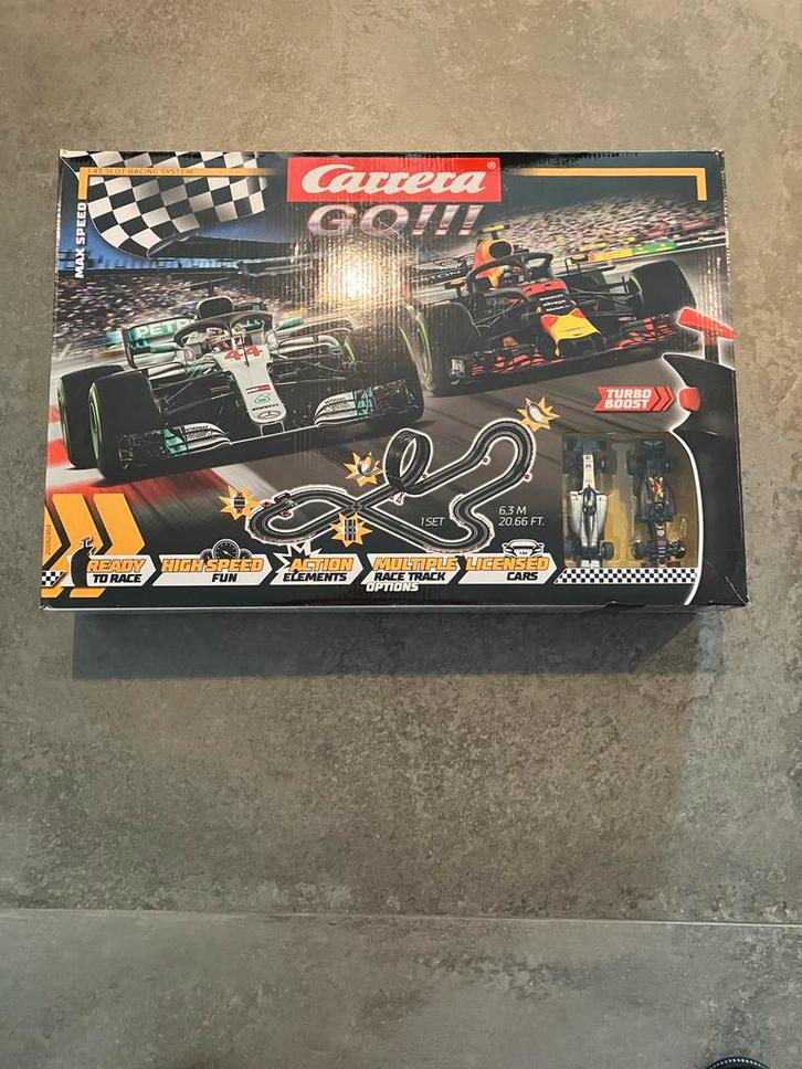Carrera Go! Racebaan Max Verstappen, Kinderen en Baby's, Speelgoed | Racebanen, Zo goed als nieuw, Racebaan, Elektrisch, Carrera