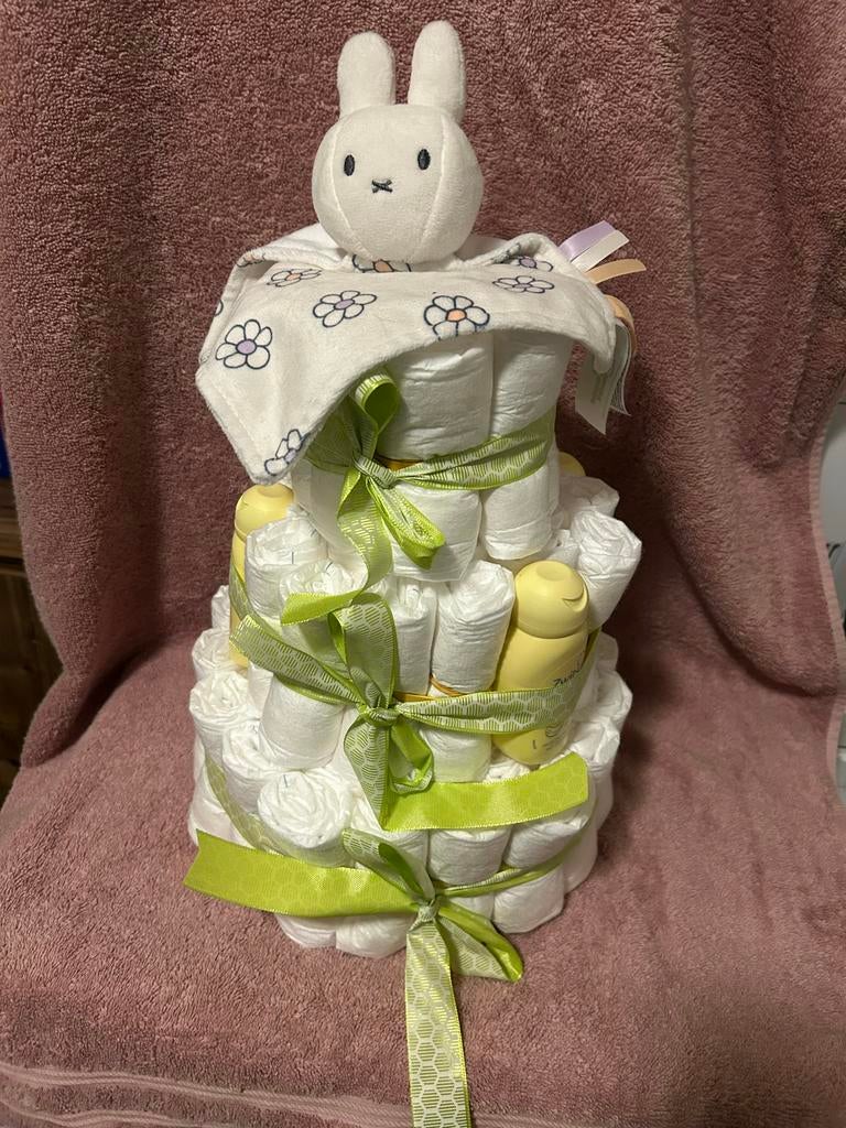 Luiertaart met Zwitsal - Maat 2, Ophalen of Verzenden, Nieuw, Kraamcadeau