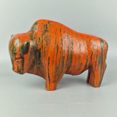 Vintage West-Duitse Fat Lava Stier. Ruscha vulkano, Antiek en Kunst, Antiek | Keramiek en Aardewerk, Ophalen of Verzenden