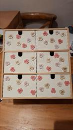 IKEA Moppe ladekastje, gepimpt met bloemetjes, Ophalen, Zo goed als nieuw, 25 tot 50 cm