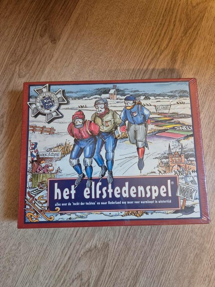 Het elfstedenspel NIEUW in plastic schaatsen friesland, Hobby en Vrije tijd, Gezelschapsspellen | Bordspellen, Ophalen of Verzenden
