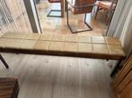 (Eetkamer) bankje leer, Huis en Inrichting, Ophalen, Minder dan 50 cm, Gebruikt, 125 cm of meer